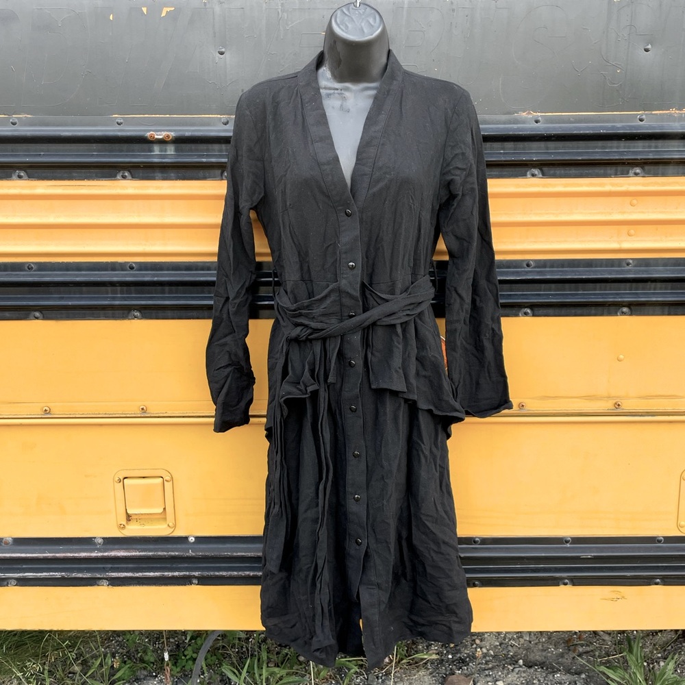 Button down longsleeve Midi Dress - size Medium